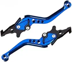 Alavanca De Freio Esportiva Para Moto Com Ajustador – CompatíVel Com Freio A Disco (AZUL)
