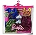 Barbie Clothes, Fashion & Accessories Pack Fashion Dolls, Set Includes 2 Complete Looks with Vibrant Outfits & Styling Pieces