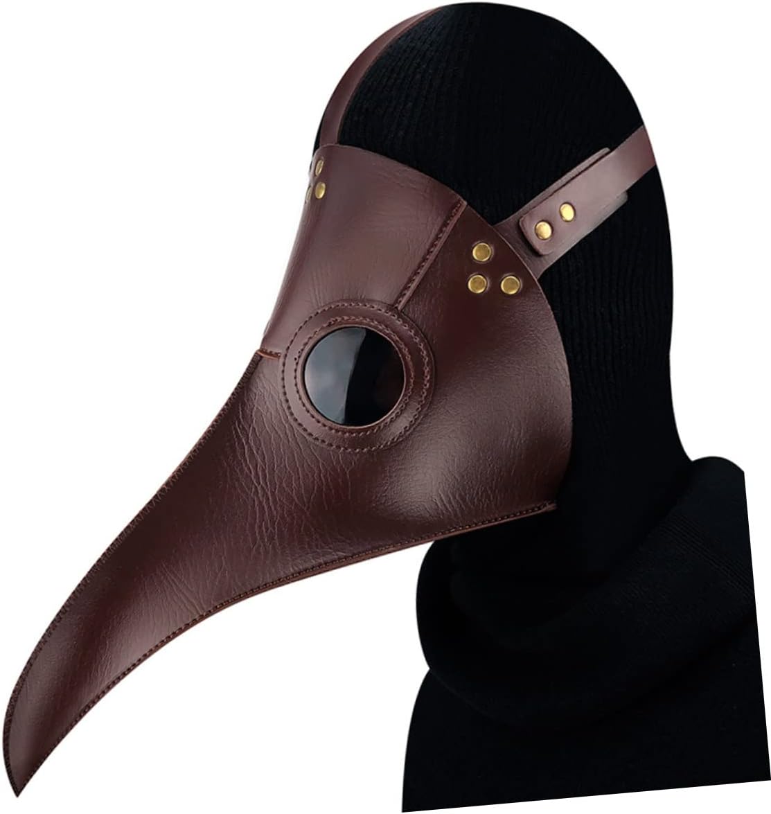 OUNONA 1Pc Steampunk Bird Beak Mask Halloween Party Prop Accessory Scary Design for Role Play Comfortable Fit with Ventilation for Imagination Cultivation