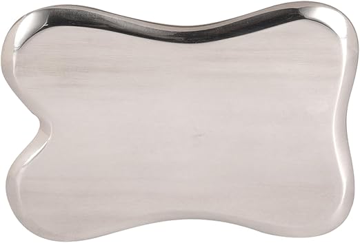 Gua Sha Stainless Steel Face Massage,Gua sha Facial Tools and Body Gua Sha Scraping Massage Tool for SPA Acupuncture Therapy with Travel Pouch