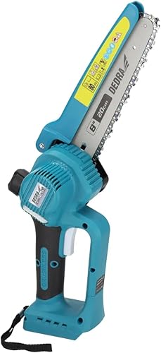 Miniatura 2 de Mini motosierra inalámbrica, mini sierra sin escobillas, 18 V, DEDRA SAS+ALL, carril guía 8 pulgadas, motor sin escobillas, construcción