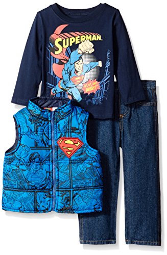 Superman Ensemble débardeur 3 pièces garçon pour habiller facilement les enfants