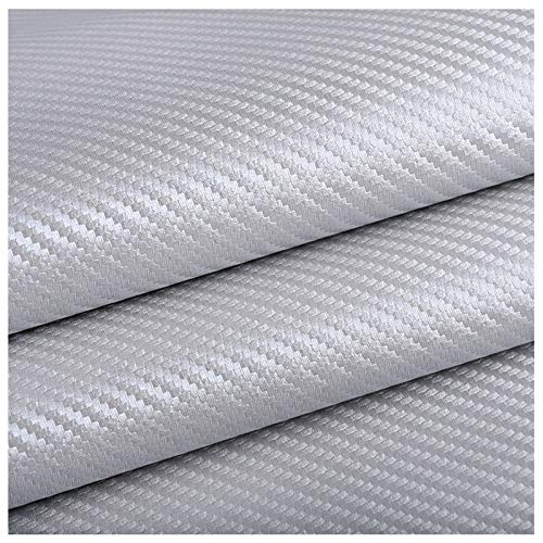 HWT-YB 0,6mm Dick Kunstlederstoff ，schwarz Kohlefaserleder，Ideal Für Bastelarbeiten，Qualitätsleder，Reparaturbeutel，Textilien，Bezug，Dekoration（140cm*100cm）(Size:1M)