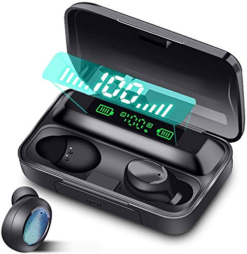 Cuffie Bluetooth 5.0 Auricolari Bluetooth Senza