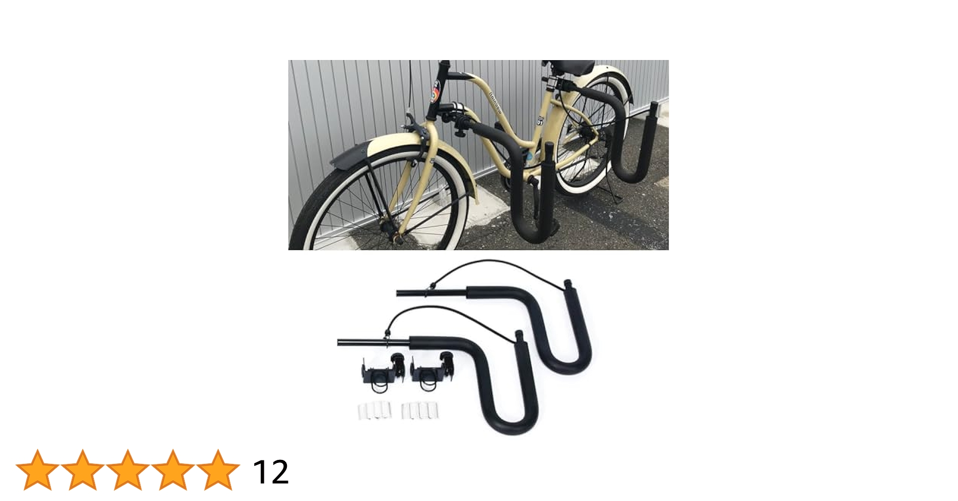 Rainbow Racks 自転車サーフボードキャリア ブラック Amazon | RAINBOWRACKS ・自転車用サーフボードキャリア