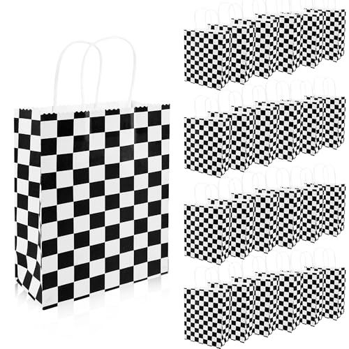 Sacs cadeaux en papier voiture de course pour une fête d'enfants inoubliable