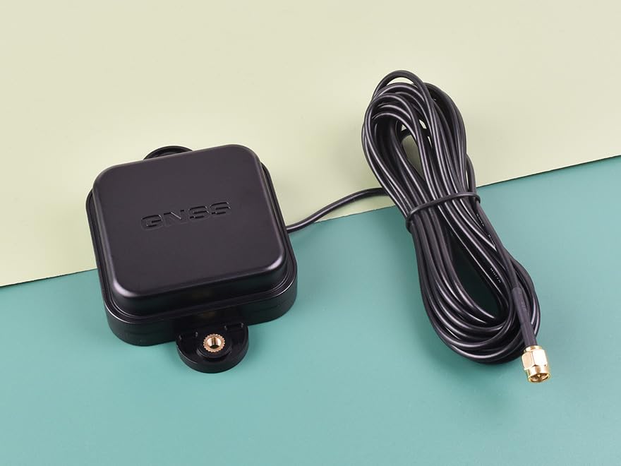 Antena GNSS Activa De Doble Frecuencia L1+L5 | Compatible Con Raspberry Pi, Conector SMA-J | Para Sistemas De Posicionamiento Multi-GNSS