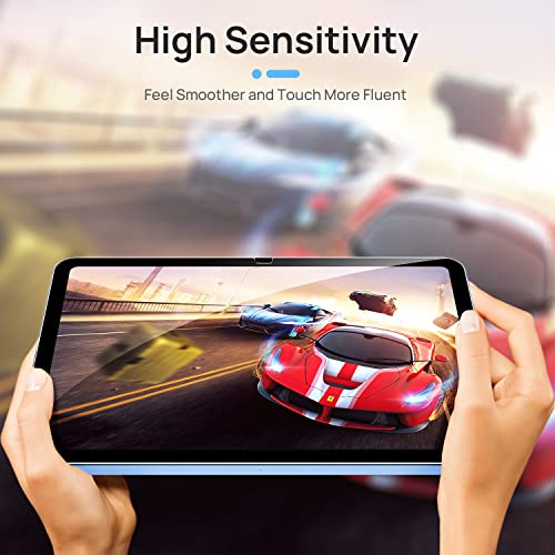 Gerutek [2 Piezas Protector Pantalla para iPad 11ª Gen 2025 A16/iPad 10ª Gen 2022, 11/10,9 Pulgadas, Dureza 9H, HD Transparente, Antiarañazos, Sin burbujas, Antihuellas, Cristal Templado para iPad 11ª