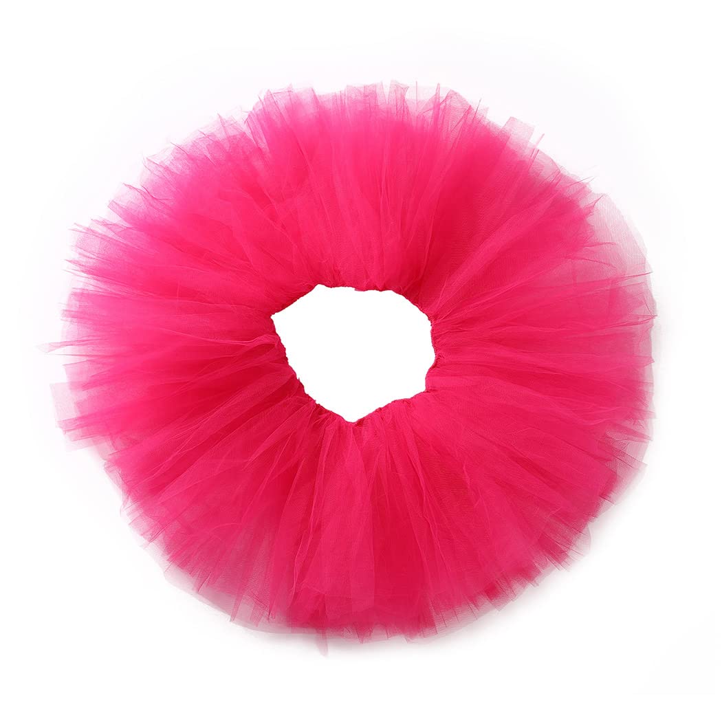 Zookey Damska spódnica tutu klasyczna, elastyczna, 6-warstwowa spódnica tiulowa, baletnica, spódniczka tutu, fantazyjna sukienka na imprezę, kostium festiwalowy dla kobiet i dziewcząt