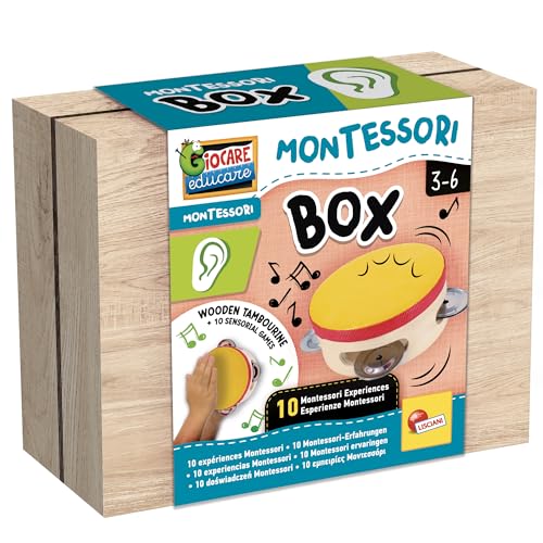 Liscianigiochi-Montessori Box Hearing, 105489, Multicolore, Taglia Unica