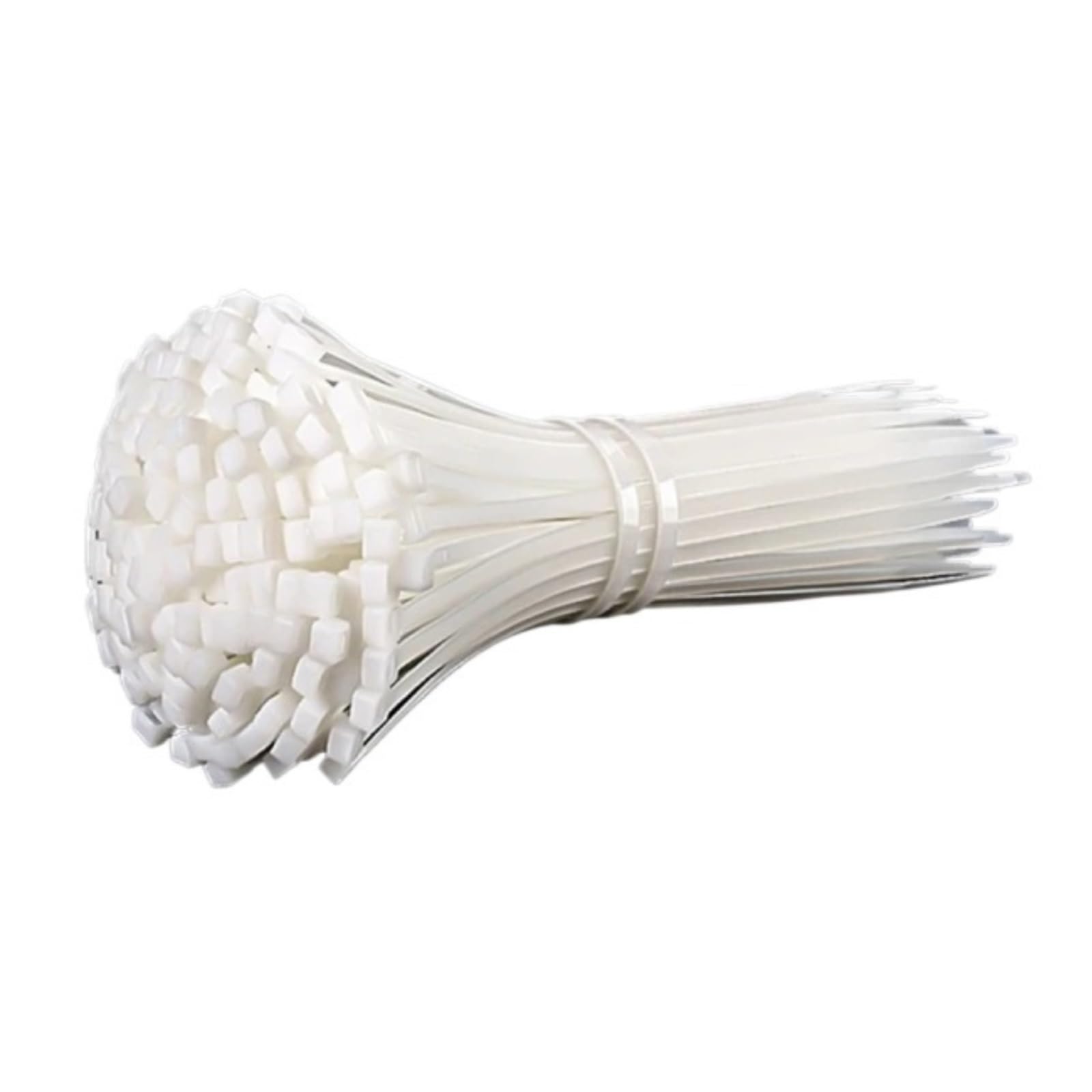Bridas de nylon ABS con cierre automático, Bridas for cables de nailon autoblocantes Blanco Negro (3-5) x (100-300) mm 1000/5000/10000 PCS(3x100mm,White(10000PCS))
