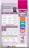 Eukanuba Welpenfutter mit frischem Huhn für kleine Rassen, Premium Trockenfutter für Junior Hunde, 3 kg