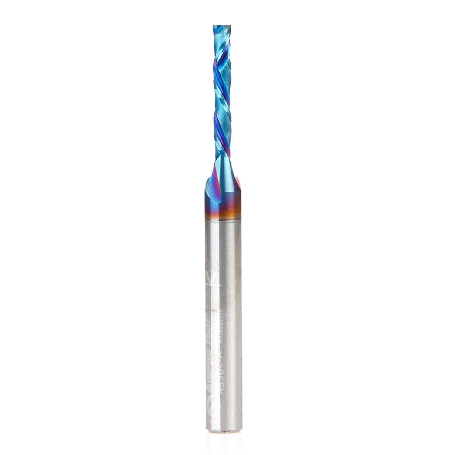 Amana Tool 48302-K CNC SC Spektra Extreme Tool Life Coated Compression Spiral 3mm D x 20mm CH x 6mm SHK x 64mm Long Router Bit