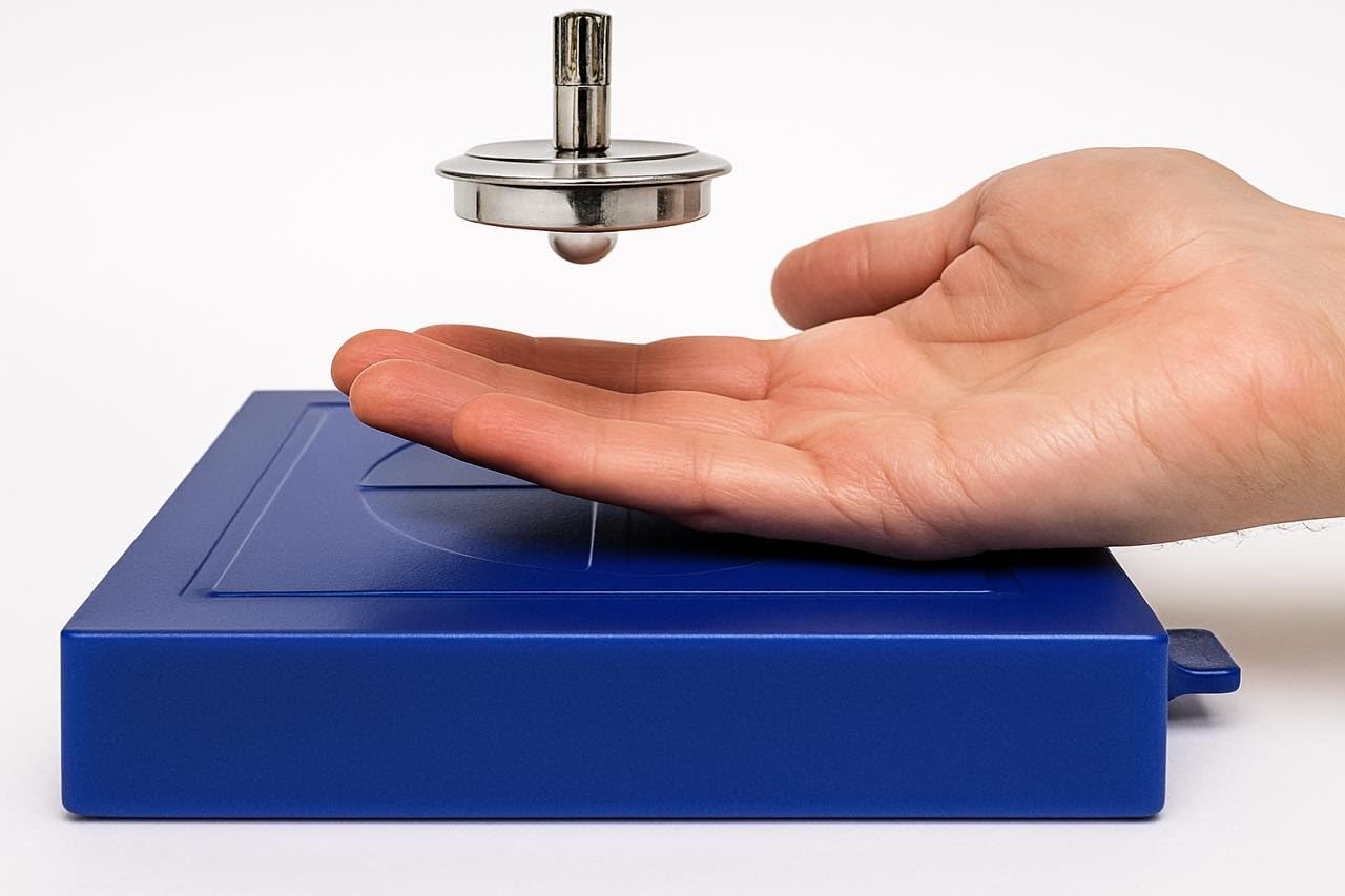 Amazon.co.jp: Happiest UFO 磁力浮遊コマ 空中浮遊玩具 知育教材 理科