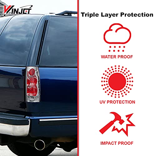 Winjet Altezza Style Compatible With 1992 1993 1994 1995 1996 1997 1998 1999 2000 C1500 C2500 C3500 K1500 K2500 K3500 Suburban Blazer Tahoe Yukon Escalade Tail Lights #TOP3
