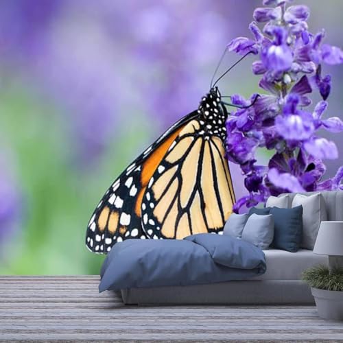 Décoration murale 3D plante fleur pour relooker sans abîmer