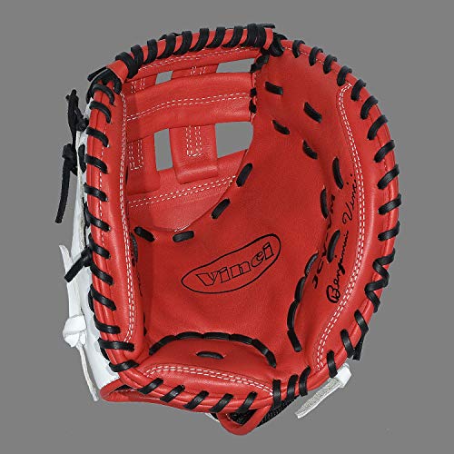 Vinci Mesh Series JCV33 Red & White with Black Mesh 33