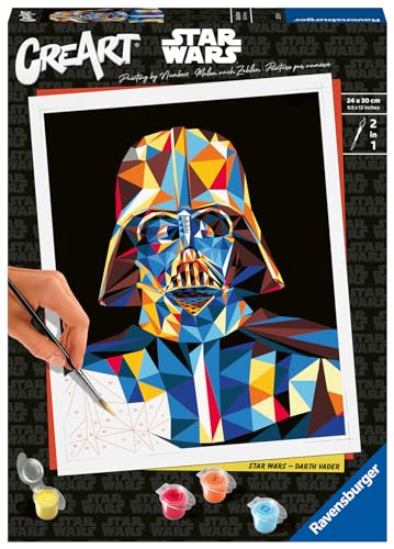 Ravensburger – CreArt Adult 24x30 cm – Dark Vador – Star Wars