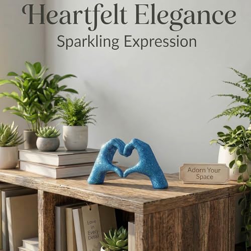 Estatua de Manos en Corazón para Decoración Moderna miniatura 7