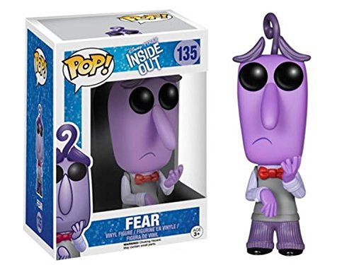 Funko Pop Inside Out + Protector: Pop! Figura de vinilo de Disney (juego de regalo incluido con caja protectora de caja de la marca ToyBop) (miedo)