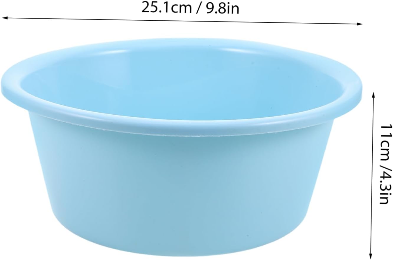 Thickened Plastic Boys and Girls Wash Basin Multifunctional Bathing Face Wash Basin Portable Household Sink for Laundry Vegetable Cleaning