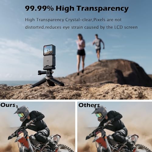 Image of M.G.R.J Tempered Glass Screen Protector for DJI Action 2 Action Camera (3 P'cs Set)