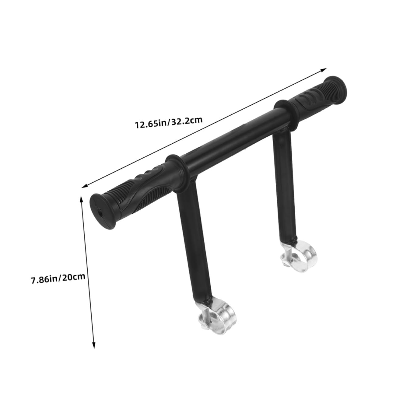 Support D’extension de Guidon pour Poussette, Accoudoir Réglable en Acier Inoxydable et Plastique, Hauteur Ajustable, pour Sorties et Shopping