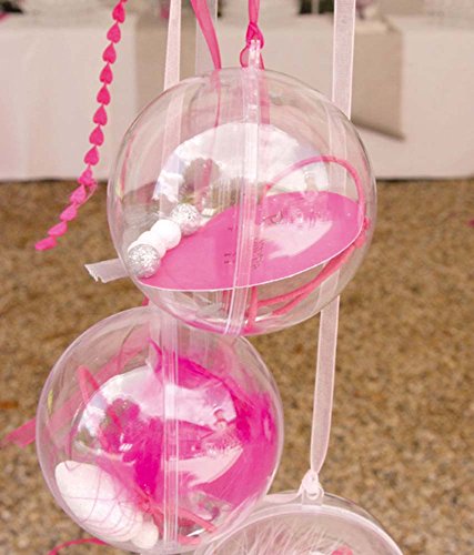 Lot de 20 petites boules en plexiglas - Diamètre: 5cm - A monter soi-même