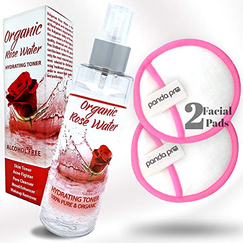 grounded organic rose water toner