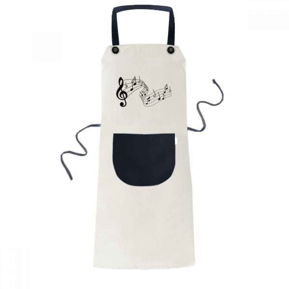 Tablier de cuisine pour femmes et hommes grand bavoir pocket beige 70cm x 67cm anti tache