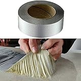 Cinta de sellado de butilo, cinta de reparación de techos Cinta de sellado de goma cubierta con papel de aluminio, impermeable, sellado y resistente a los productos químicos, resistente a los rayos UV (luz solar).