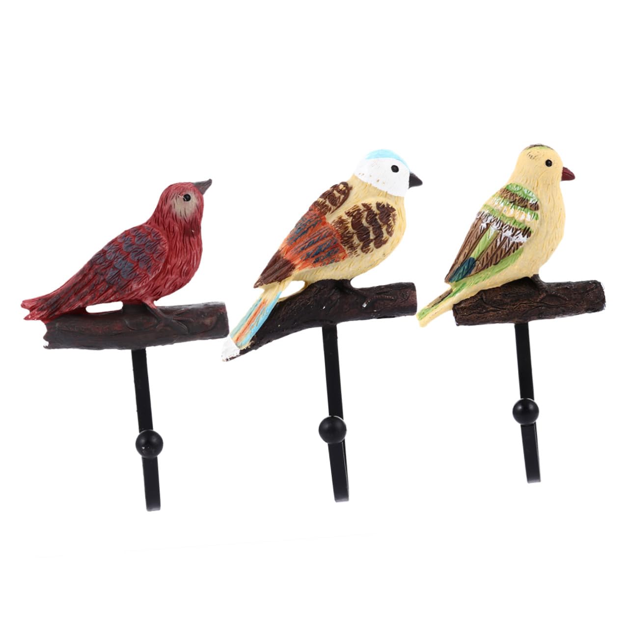 Patères murales créatives en forme d'oiseau au design épuré pour entrée raffinée