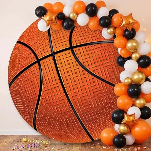 Lumina Garden 79 Inch Basketball Backdrop Banner Basketball Senior Night 2026 Decorations Large Sports Themed Photo Booth Background for Graduation Birthday Party and Game Photo Night Supplies