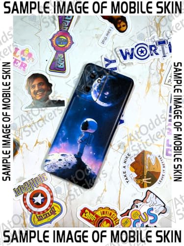 Image of AtOdds - Full Body Back Screen Guard Protector Film - Lamination Wrap Skin Sticker Compatible with Samsung Galaxy S24 Ultra | Scratchproof Matte Finish (Moon)