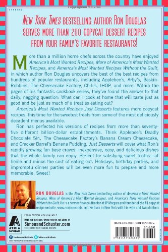 America's Most Wanted Recipes Just Desserts: Sweet...