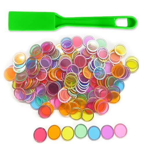 Educativo e divertente: le fiches dai colori vivaci stimolano nei bambini la comprensione dei colori e dei numeri, migliorano la concentrazione e la creatività e sono ideali per giochi didattici a scuola o a casa.