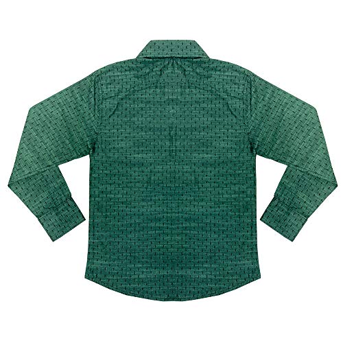 Camisa Look Jeans Manga Longa Collor - VERDE - 4