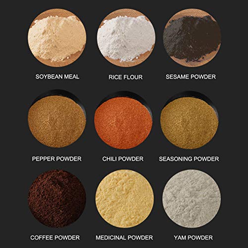 DECDEAL Moedor de café, moinho de rebarba ajustável de aço inoxidável ， Moedor de feijão 150W Moedor