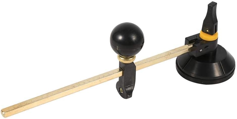 Glassnijder met 6 Wielen - Rondsnijden met Zuignap voor Nauwkeurig, Professioneel Glassnijwerk (100cm