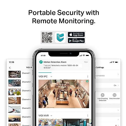 Image of TP-Link VIGI C440 2.8mm Lens Smart Security Camera | 4MP Ultra HD Full-Color Turret Network Camera | Smart Detection | ONVIF | H.265+ | PoE /12V DC CCTV | Remote Monitoring /Pan /Tilt