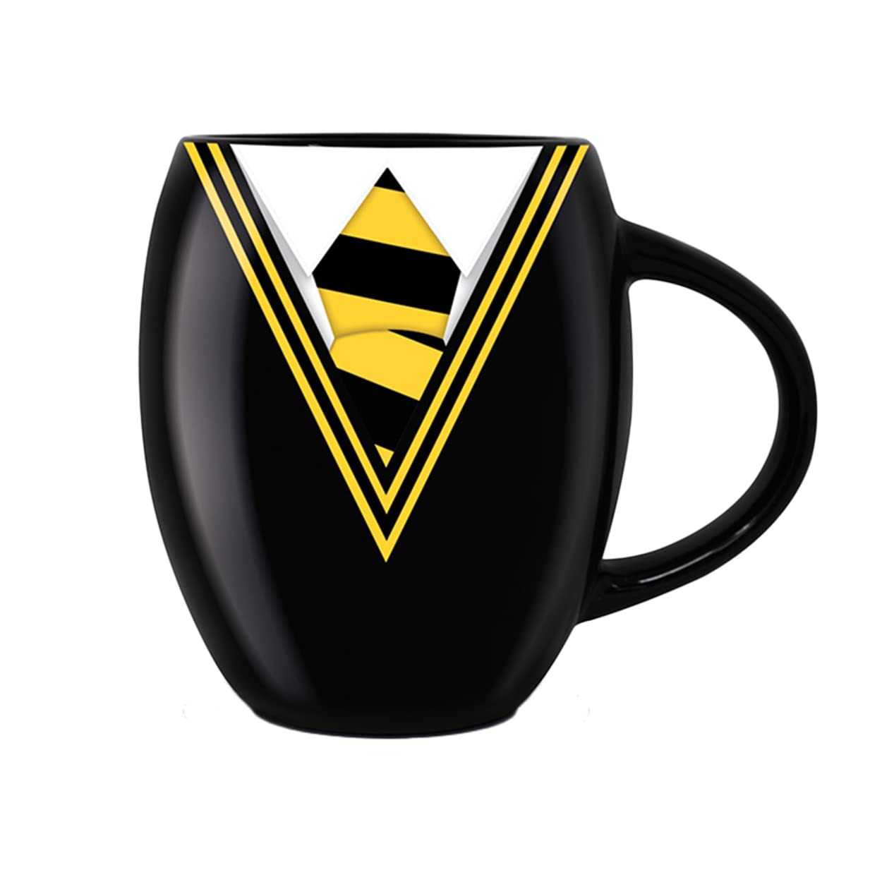 Pyramid International Wizarding World MGO25714 Harry Potter Oval Ceramic Mug with Hufflepuff Uniform in Presentation Box - Official Merchandise