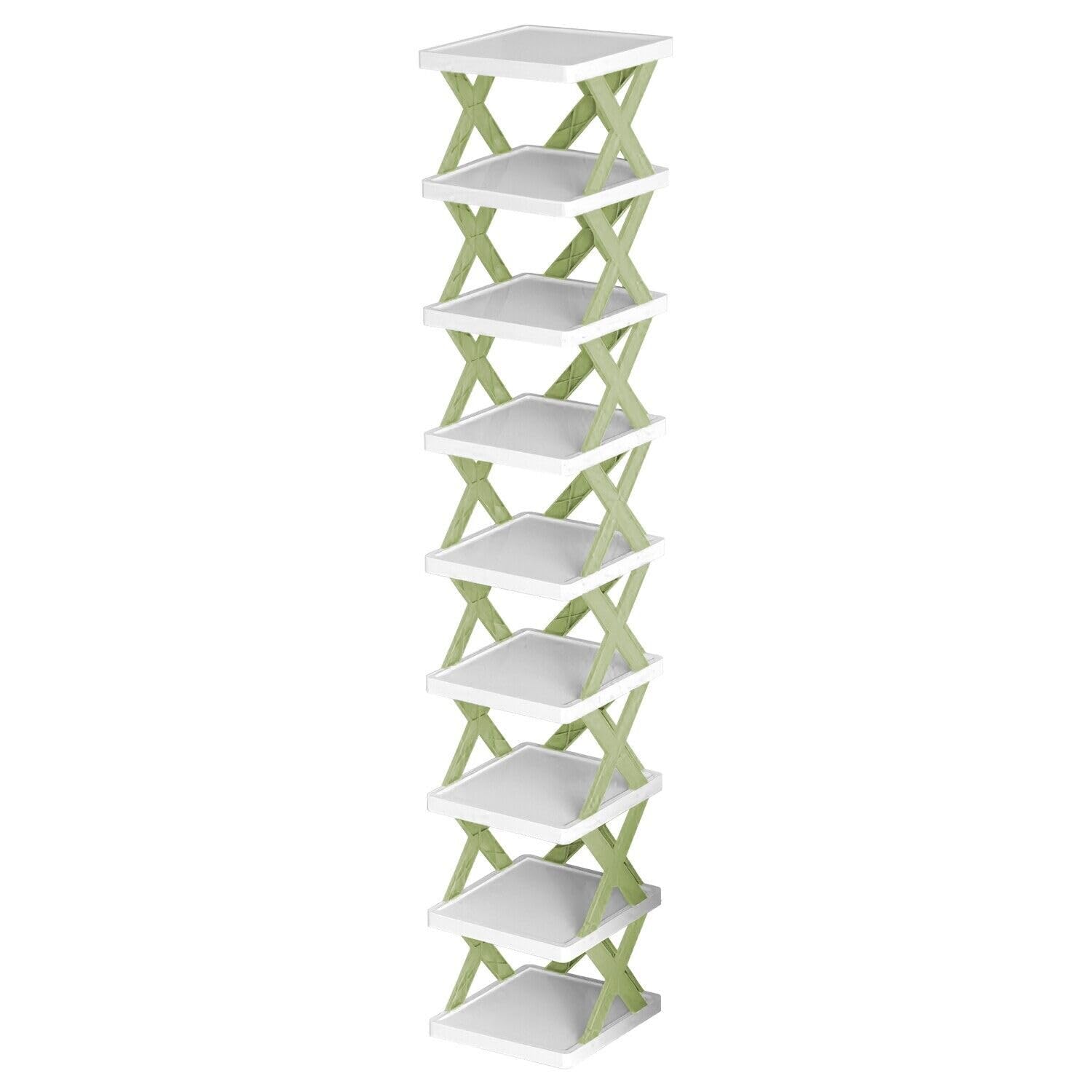 Étagère à chaussures à 9 niveaux pour couloir et entrée