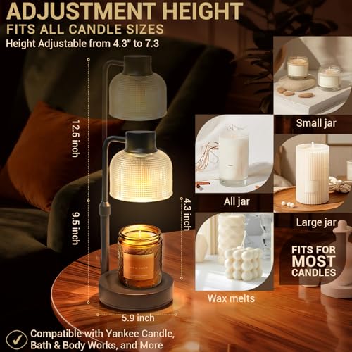 Candle Warmer Lamp with Timer, Birthday Gift for Women, House Warming Gift - image 4