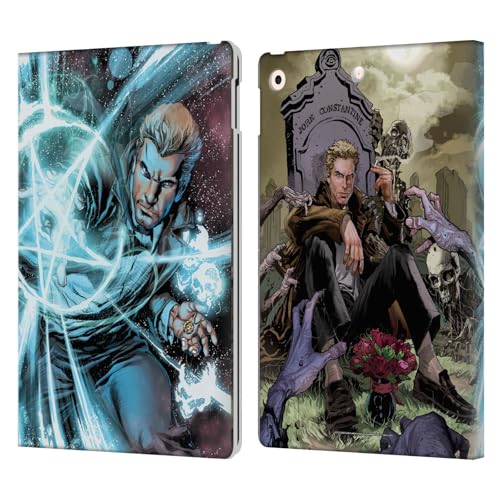 Étui Portefeuille iPad 10.2 Anti-Rayures Justice League DC Comics Constantine en Cuir