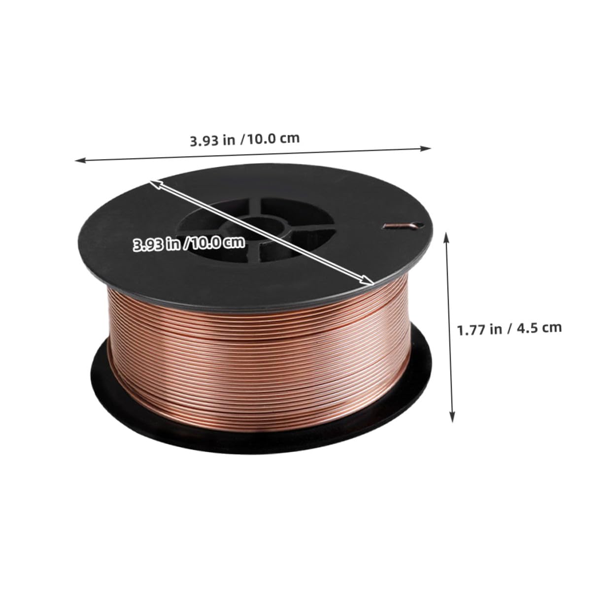 Rollo de Alambre de Soldadura de Acero al Carbono Er70s-6, Núcleo Fundente sin Gas, 1,2 Mm, 1 Kg, para Soldadura Industrial en Construcción, Automoción y Maquinaria