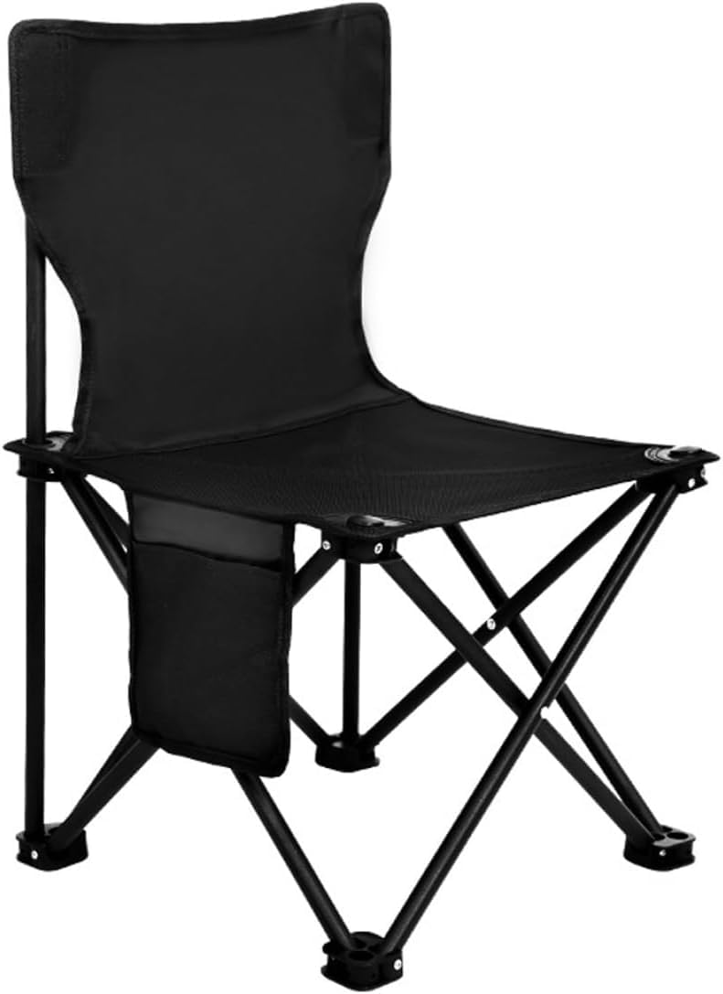 Chaises de camping pliantes et sièges de pêche transportables avec porte-gobelet