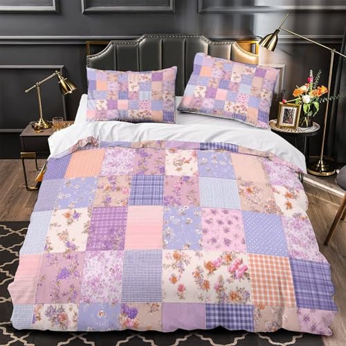 Housse de Couette Éclairs Violets 260x220 en Microfibre Premium - 2