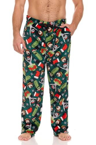 Rick and Morty Mens All Over Print Pajama Pant with Adjustable Elastic Waistband - Soft, Silky Sleepwear