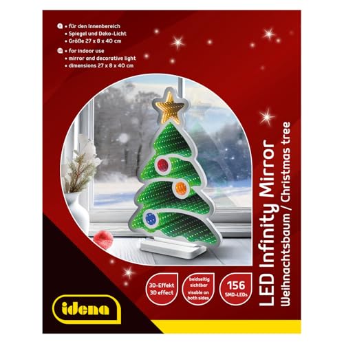 Sapin de Noël LED Infinity Mirror idée cadeau décoration tendance a