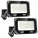 Produktbild Onforu 2er 50W LED Strahler Außen mit Stecker, 4500LM Superhell LED Fluter Flutlicht, IP66 Wasserdicht Außenstrahler, Scheiwerfer 6000K Tageslichtweiß, Baustrahler für Hof, Garage, Werkstatt